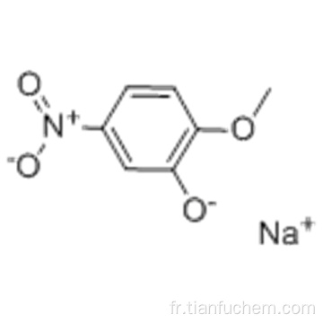 Sel de sodium de 2-méthoxy-5-nitrophénol CAS 67233-85-6